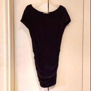 Victoria Secret Form Fitting Black T-shirt Dress